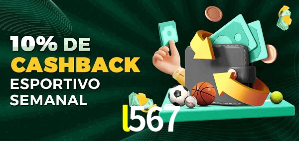 10% de bônus de cashback na l567